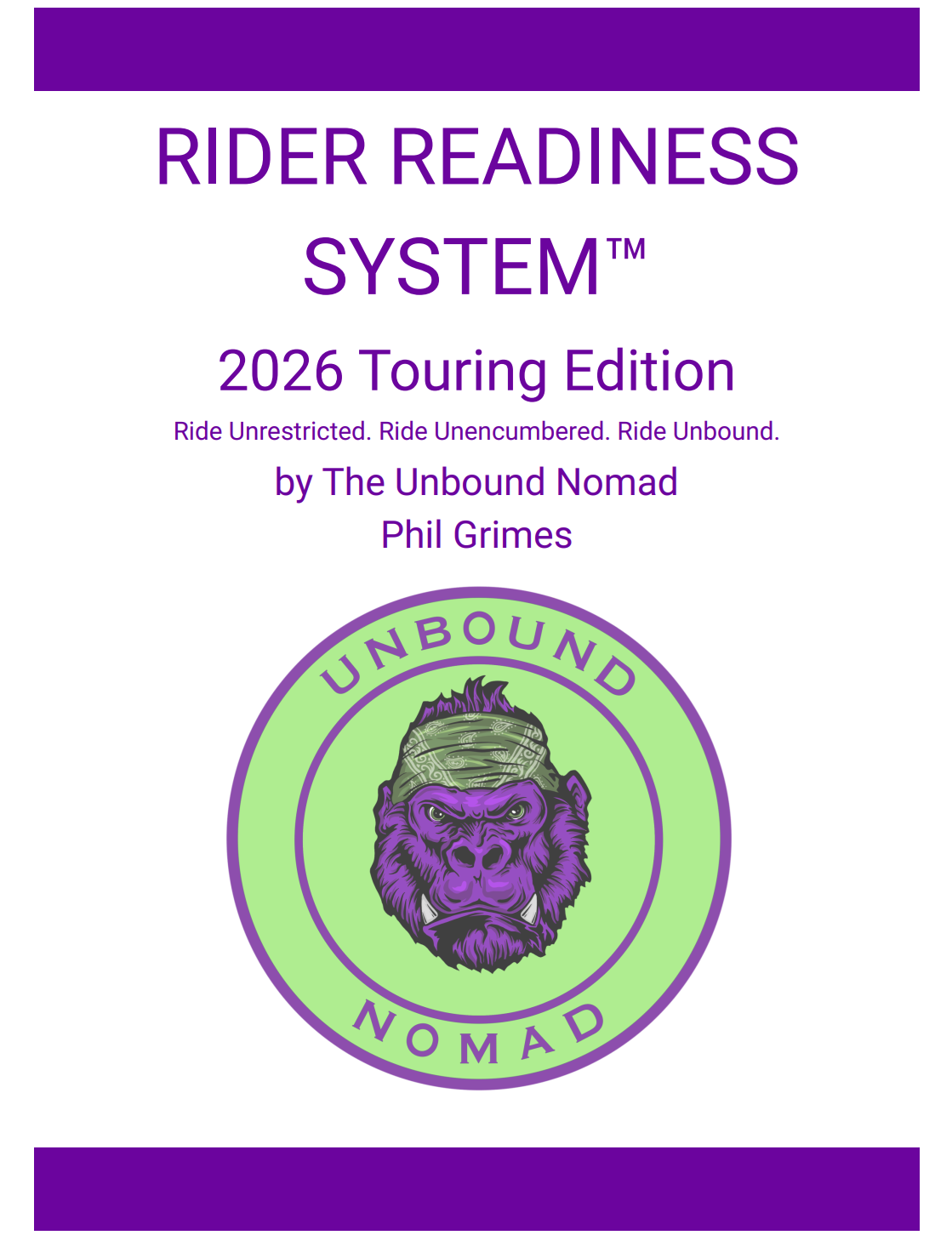 Rider Readiness Cover