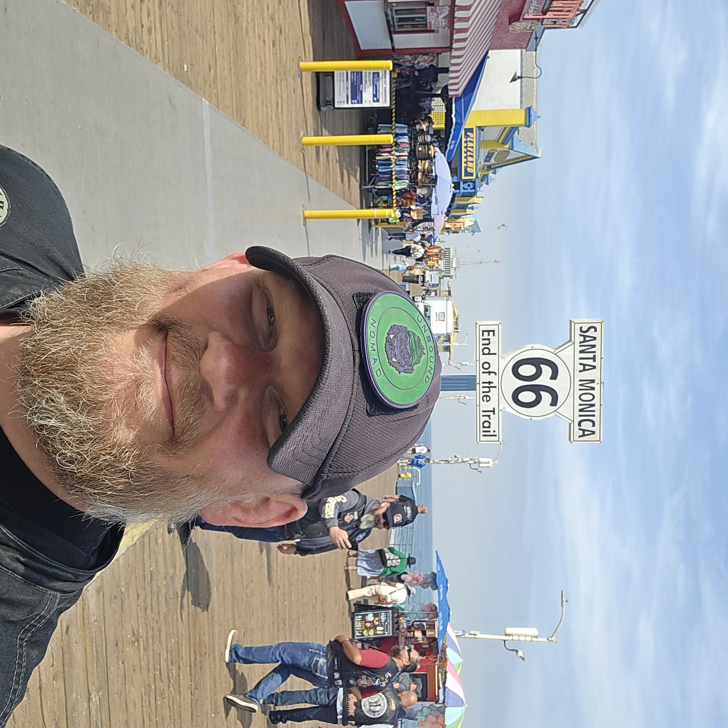 Route 66 end sign Santa Monica