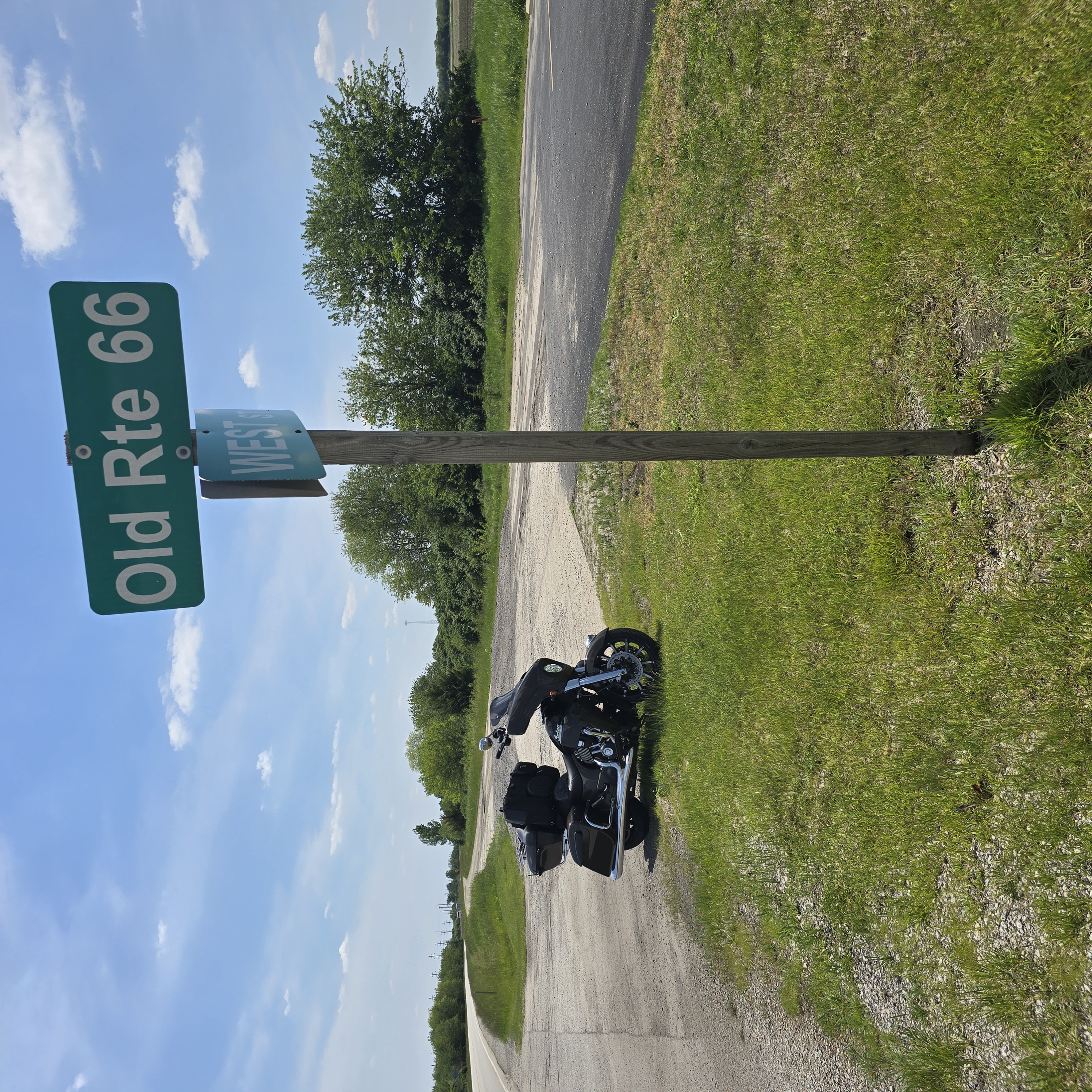 Route 66 open road