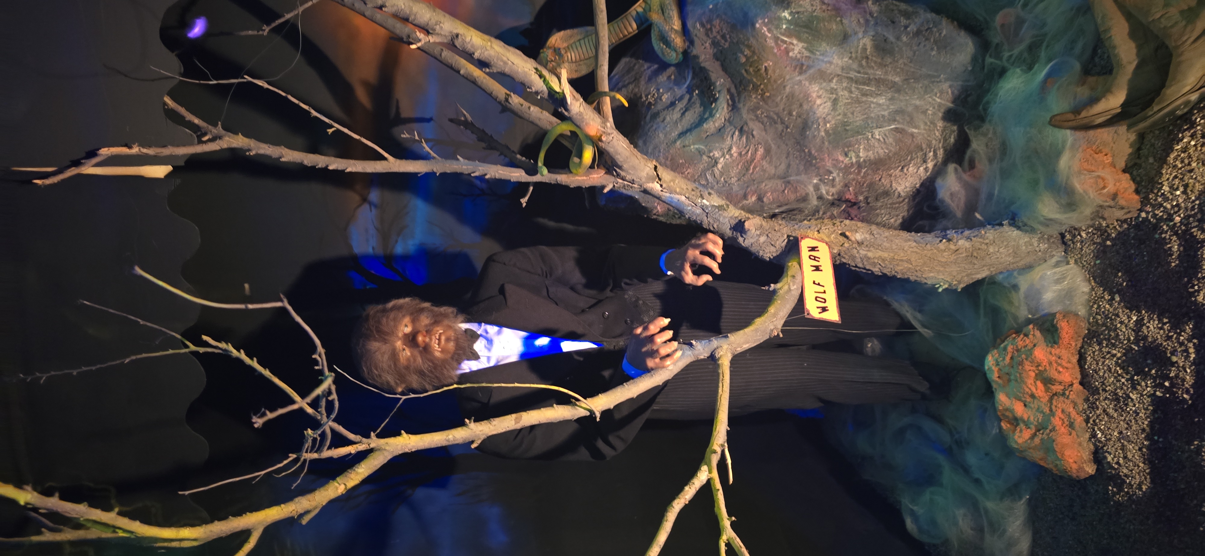 Wolfman at the Gunfighter's Wax Museum